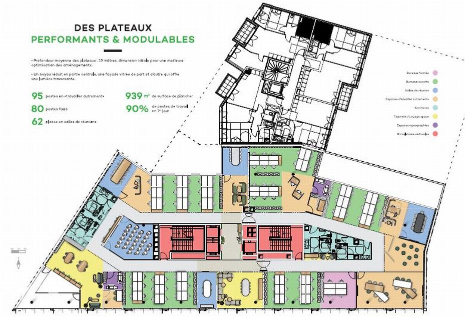 Bureau Paris 4200m² Location bureau Paris OLBUR2100333 16